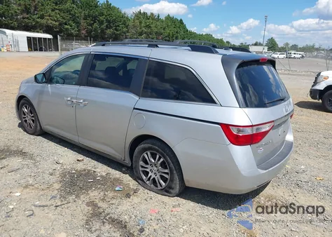 2012 Honda Odyssey Ex-L from USA, damaged, VIN 5FNRL5H66CB076185